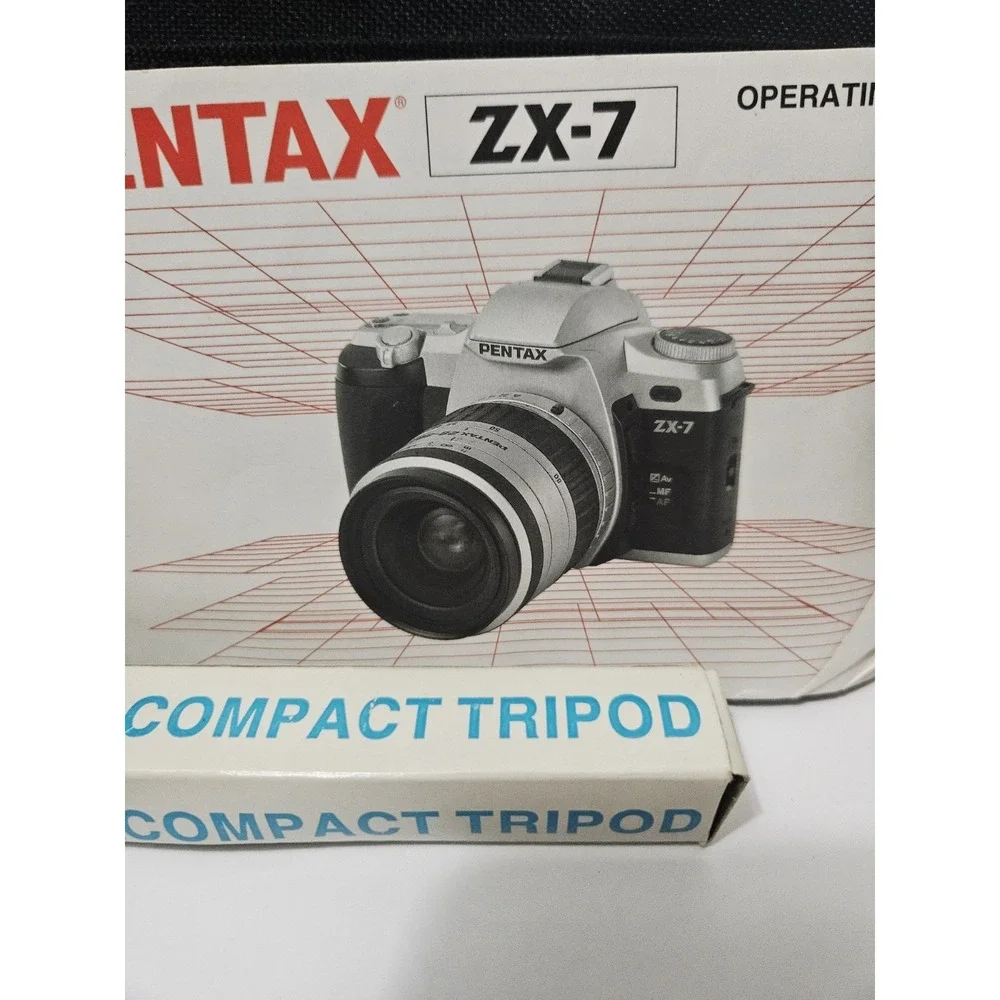 Pentax ZX-7 Camera With Accessories Case